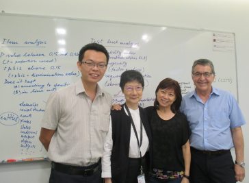 Albert Weideman with ALTSIT team