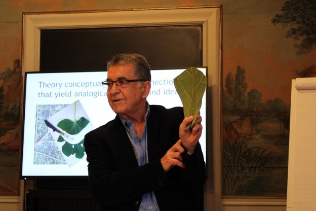 Albert Weideman presenting at Ghent University